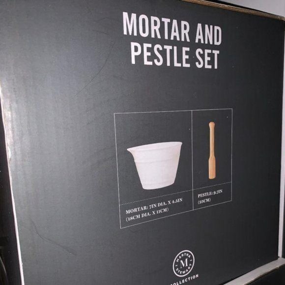 Martha Stewart Collection Mortar and Pestle Set - Picture 3 of 10